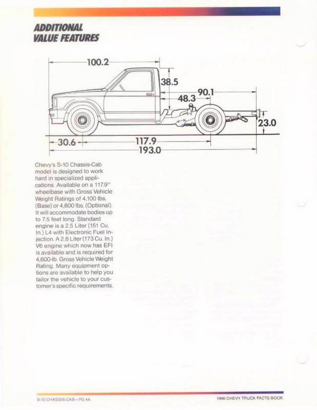 1986 Chevrolet Truck Facts Brochure Page 118